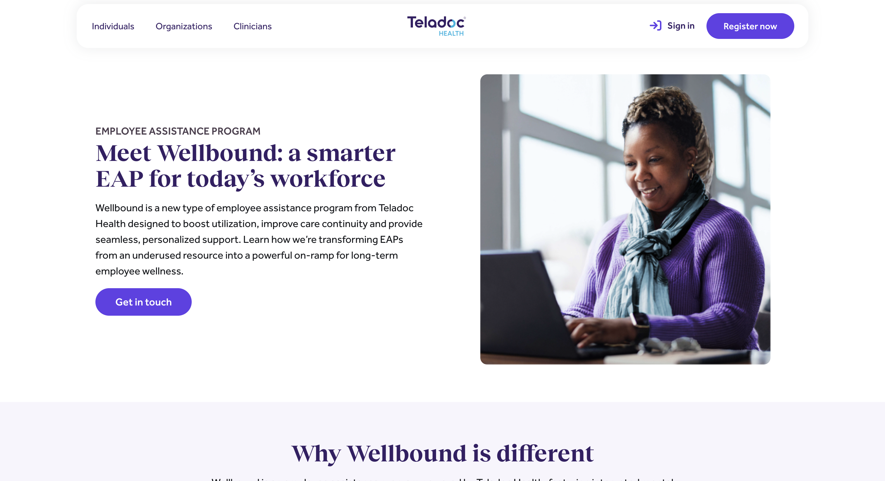 https://www.teladochealth.com/organizations/employers/mental-health/employee-assistance-program website preview